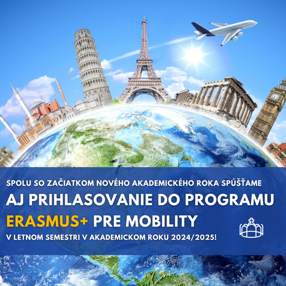 Prihlasovanie do programu Erasmus+ pre mobility v letnom semestri!